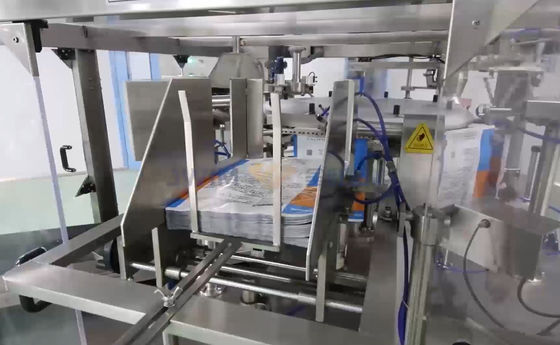 100g-1kg περιστροφική μηχανή συσκευασίας σακουλών για τις αλατισμένες χημικές ουσίες λιπάσματος σκονών κτηνιατρικές