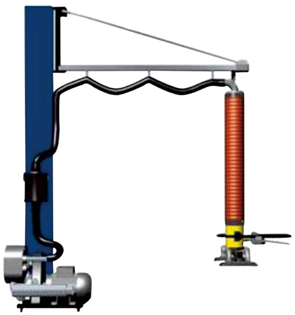 EMLH1202550 Σύστημα ανύψωσης υπό κενό 2800mm*270° Τομέας εργασίας με σιδηρόδρομο από κράμα αλουμινίου