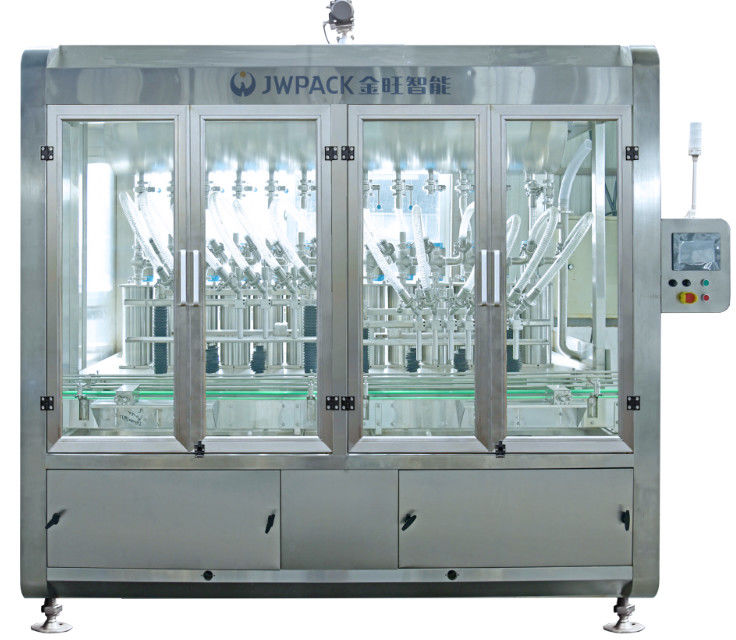 12 διαλυτική χημική υγρή μηχανή πλήρωσης ακροφυσίων αυτόματο 1-5L 1800 BPH