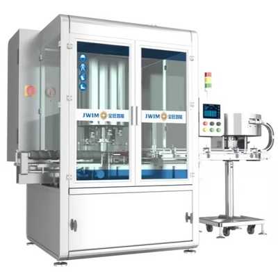8 κεφαλές αυτόματη μηχανή κάλυψης FX-8AS 4.0KW 100ml-1L υψηλής ταχύτητας Pick and Place