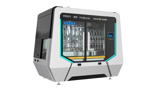 50-1000ml Υψηλής Ταχύτητας Σιδηροδρομική Εμφάνιση 16 Σφουγγαρίστρες Αυτοματοποιημένη Μηχανή Γεμίσματος Πιστών